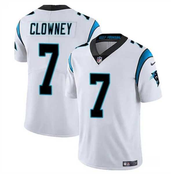 Men & Women & Youth Carolina Panthers #7 Jadeveon Clowney White Vapor Limited Football Stitched Jersey,We sell and wholesale Men & Women & Youth Carolina Panthers #7 Jadeveon Clowney White Vapor Limited Football Stitched Jersey on line form chian!